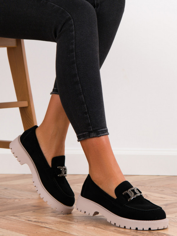 Pantofi casual cod T394 Black
