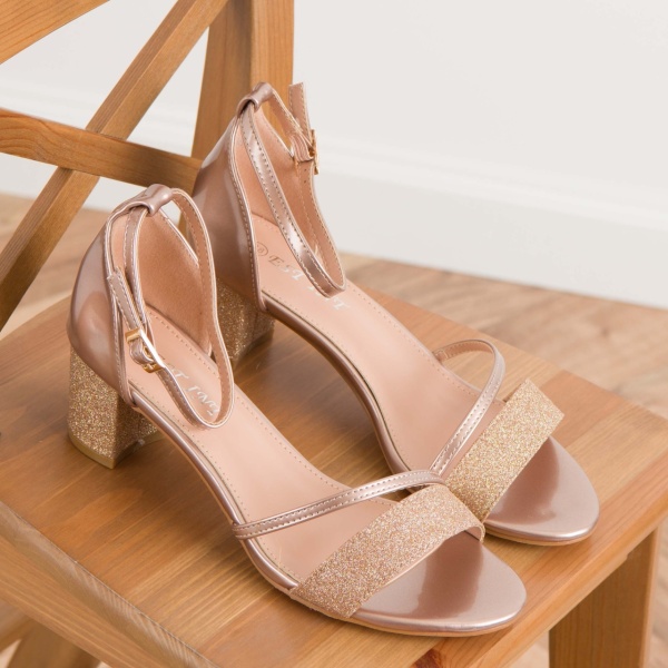 Sandale cod A23-501 Champagne