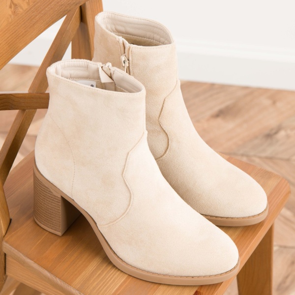 Botine cod BM72 Beige