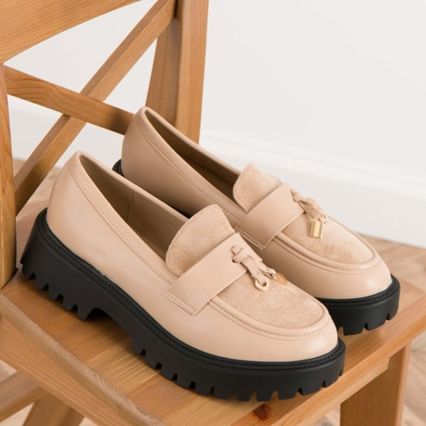 Pantofi casual cod 77-574 Beige