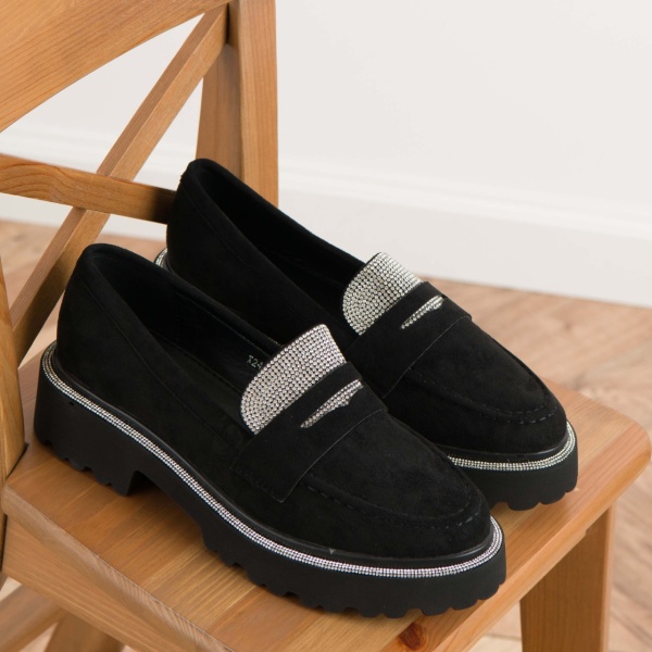 Pantofi casual cod X24-1212C Black