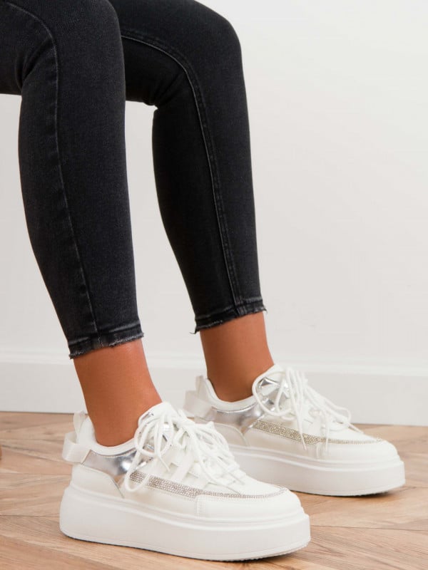 Pantofi sport cod ABC511 White