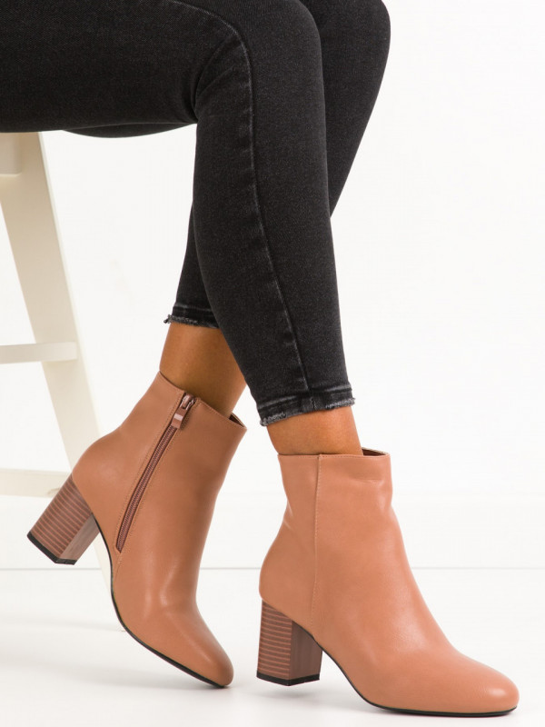 Botine cod A15 Pink