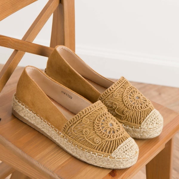 Espadrile cod HX1109 Camel