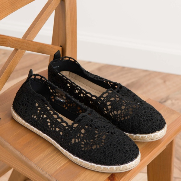 Espadrile cod WD251 Nero