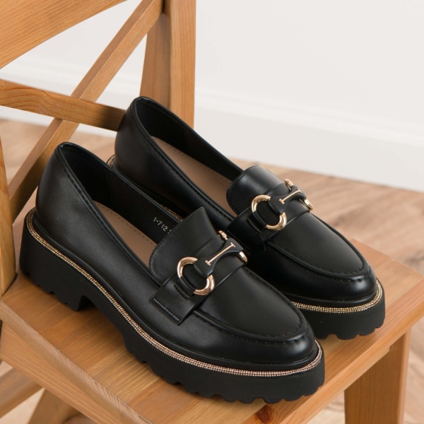 Pantofi casual cod 1-712 Black