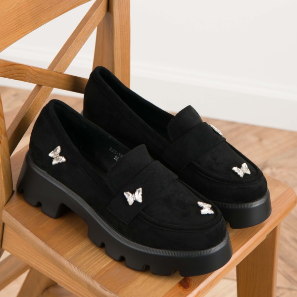 Pantofi casual cod X25-1721B Black