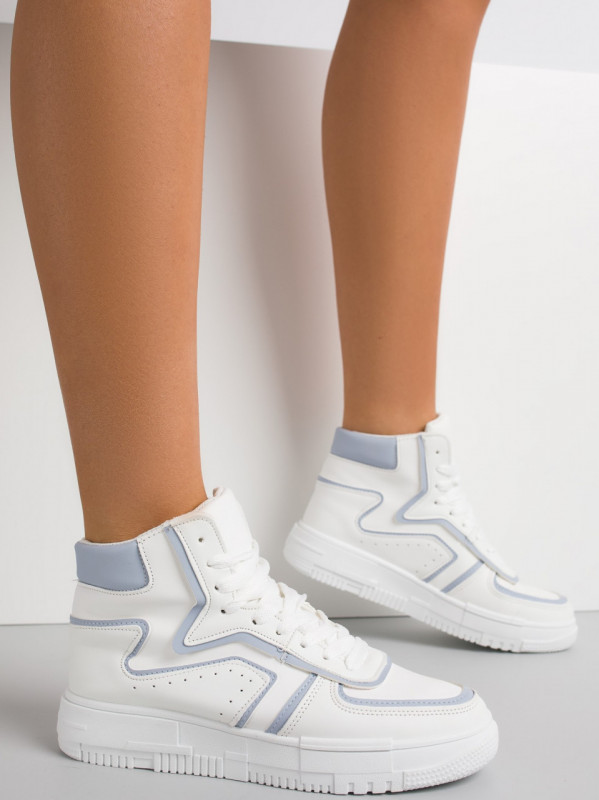 Pantofi sport cod A88-108-4 White/Blue