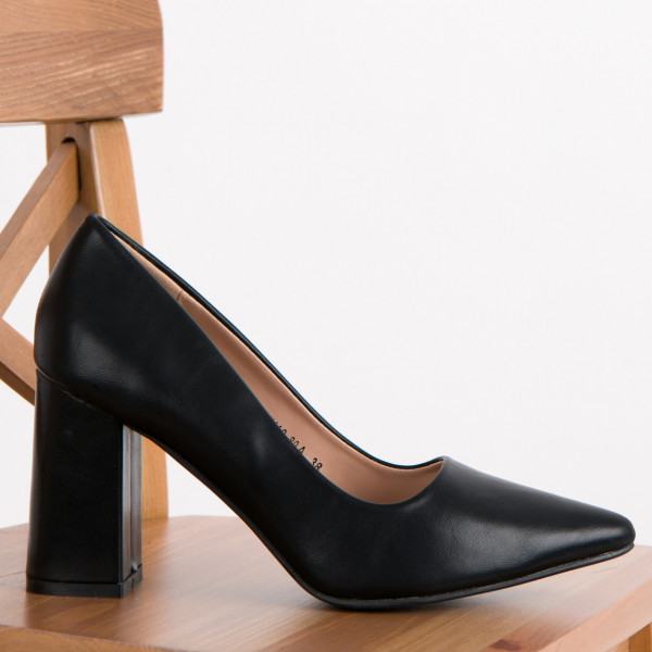 Pantofi cu toc cod YH10-89A Black