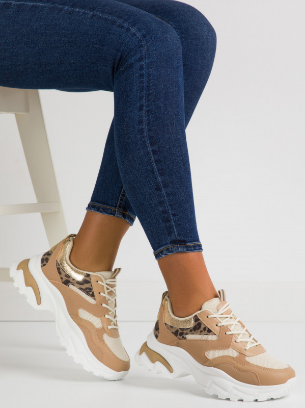 Pantofi sport cod ABC369 Khaki