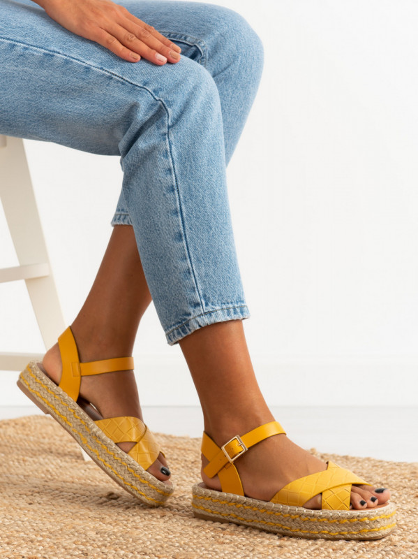 Sandale cod FB0045 Yellow