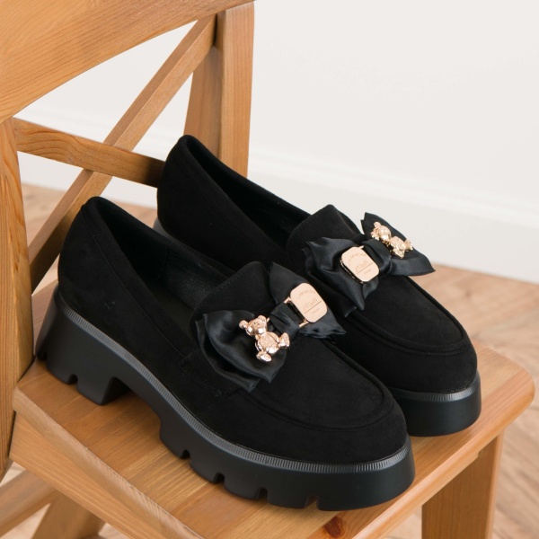 Pantofi casual cod A25-1971C Black