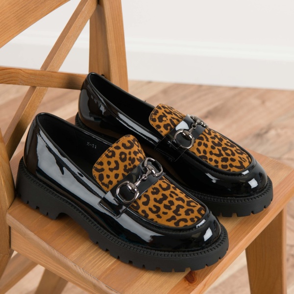 Pantofi casual cod X11 Black/Leo