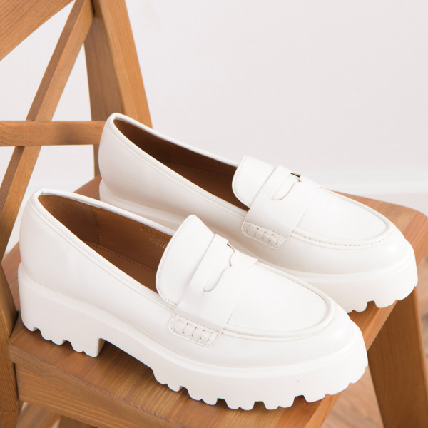 Pantofi casual cod X23-376D White