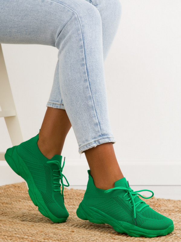 Pantofi sport cod D227 Green
