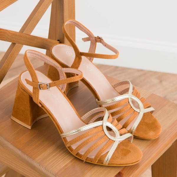 Sandale cod A24-1053 Camel