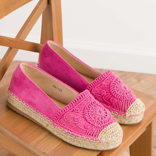 Espadrile cod HX1109 Fuxia