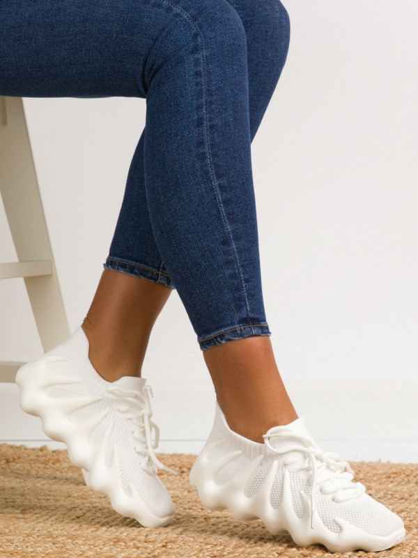 Pantofi sport cod BY01 White
