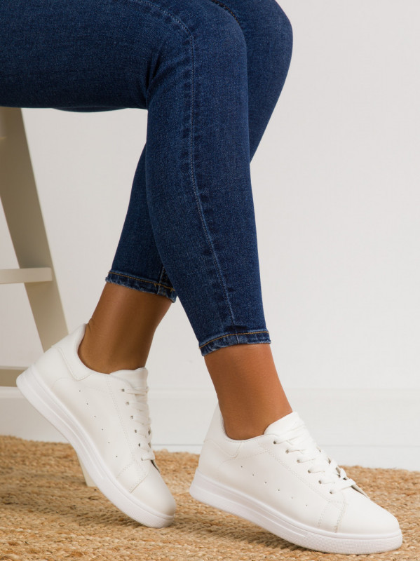 Pantofi sport cod J1871 White