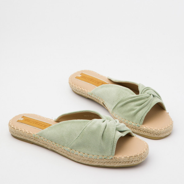 Papuci cod A676 Green