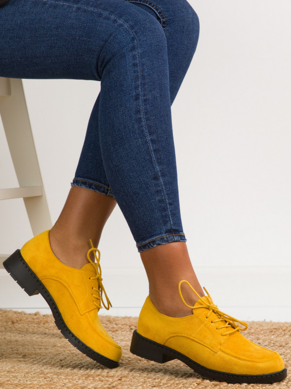 Pantofi casual cod L8-12 Yellow
