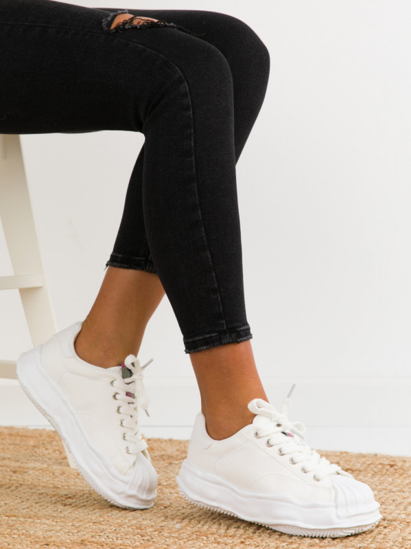 Pantofi sport cod 9902 White