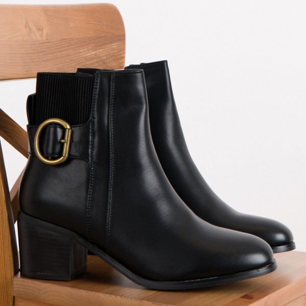Botine cod 6593 Black