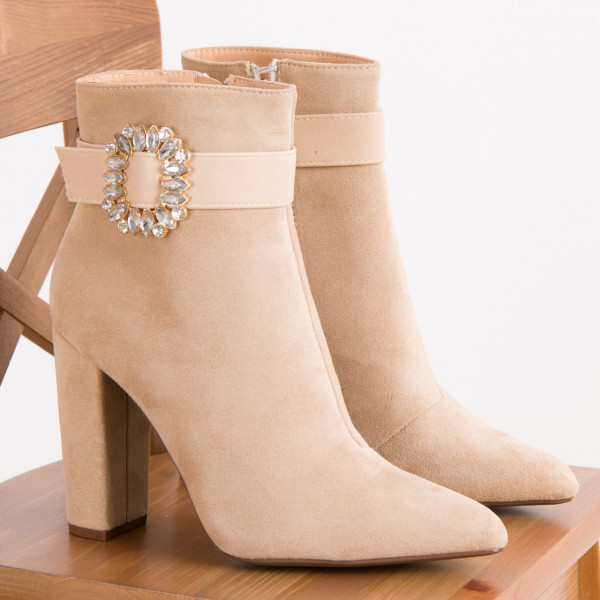 Botine cod UK53 Beige