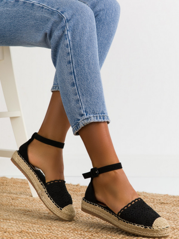 Espadrile cod PD70 Black