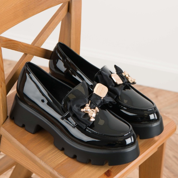Pantofi casual cod A25-1971B Black