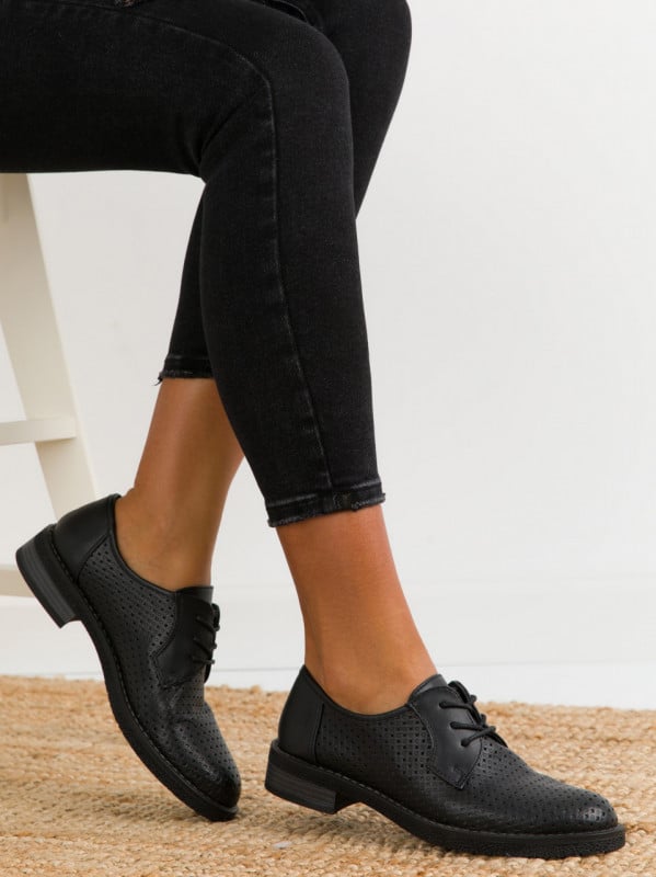 Pantofi casual cod SA6077 Black