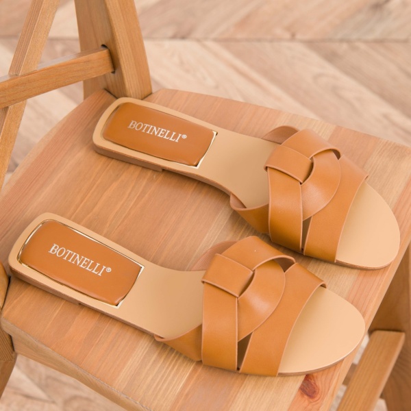 Papuci cod TH192 Camel