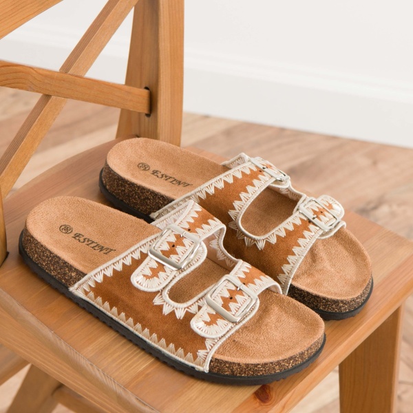 Papuci cod 1139 Camel