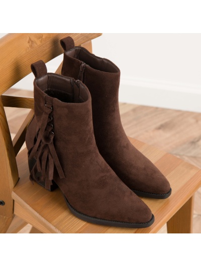 Botine cod HX1151 Brown