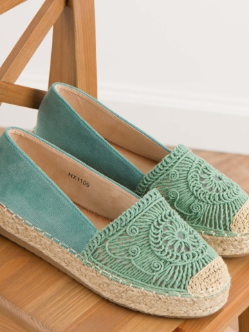 Espadrile cod HX1109 Green