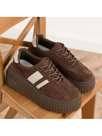 Pantofi sport cod H55 Brown