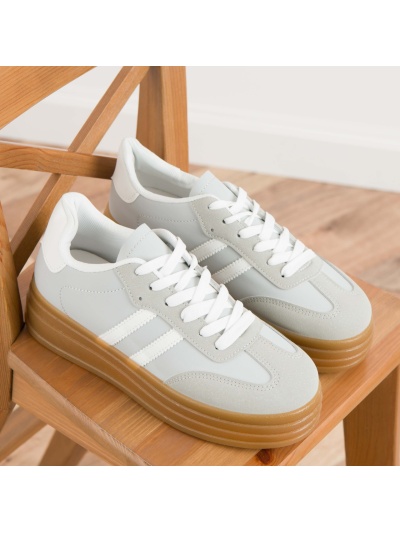 Pantofi sport cod T008 Grey/White