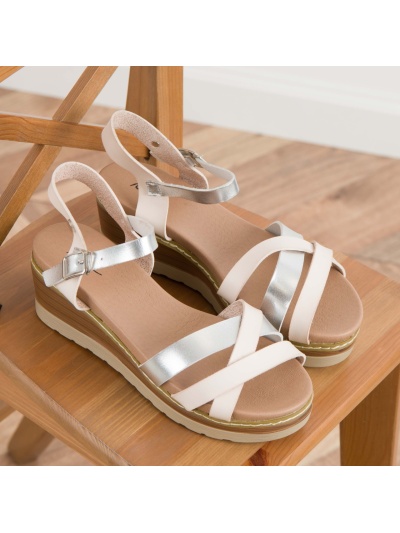 Sandale cod 303 Off White