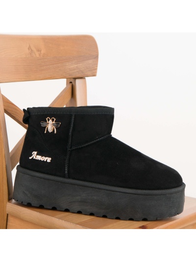 Ghete cod SL-6605 Black