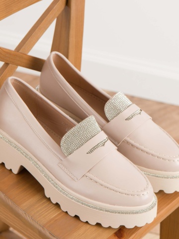 Pantofi casual cod X24-1212B Beige