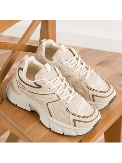 Pantofi sport cod BK492 Beige