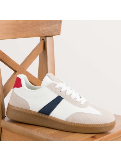 Pantofi sport cod CD3301 White/Navy