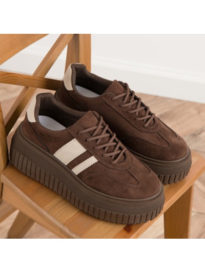 Pantofi sport cod H55 Brown