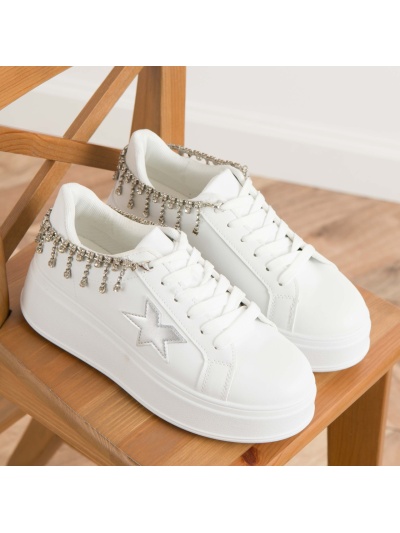 Pantofi sport cod MK038 White
