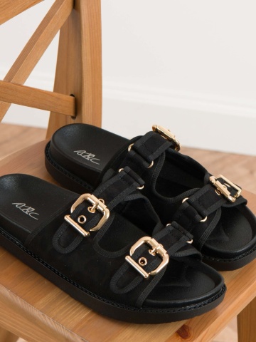 Papuci cod 6052 Black