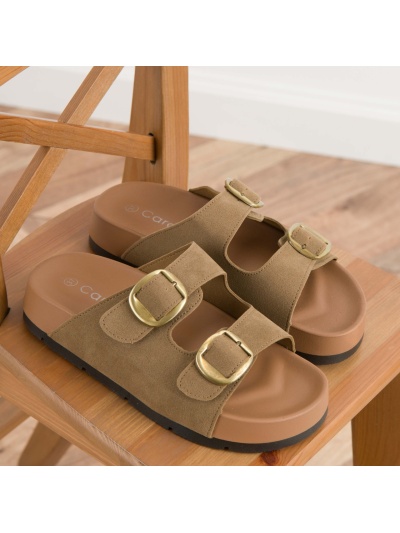 Papuci cod 988-7 Khaki