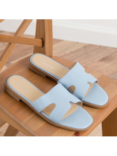 Papuci cod C856 Blue