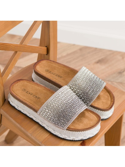 Papuci cod X25-1718 Silver