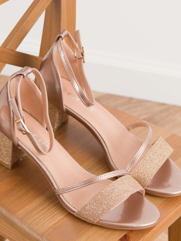 Sandale cod A23-501 Champagne