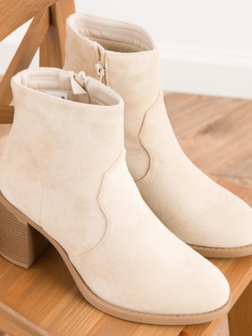 Botine cod BM72 Beige